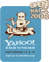 Yahoo! Open Hack 2008 Logo
