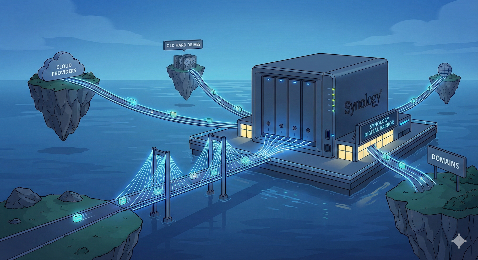 Synology digital harbor conceptual drawing
