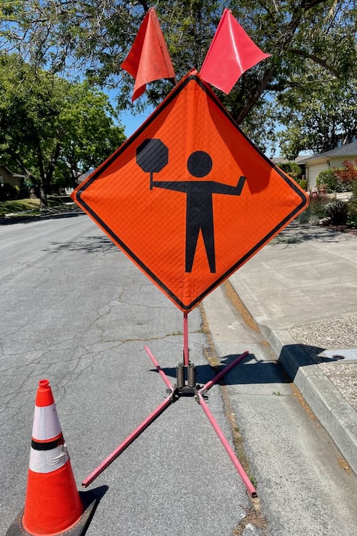 Under construction sign