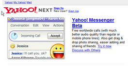 Yahoo! Messenger on Next